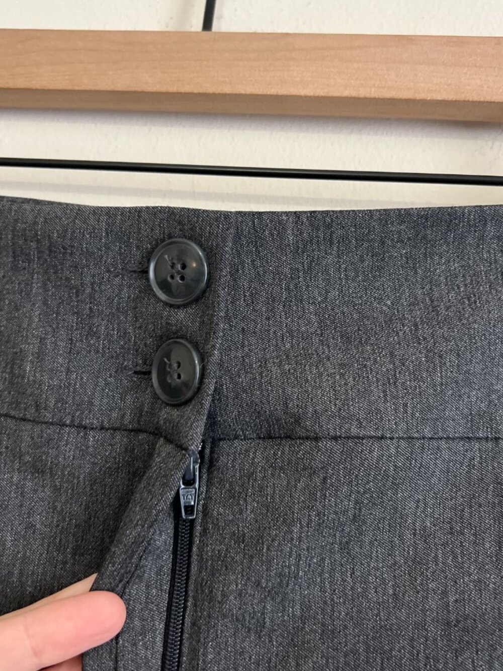 NWT Lane Bryant Gray Tighter Tummy High Rise Straight 4-Season Pants - Picture 2 of 7